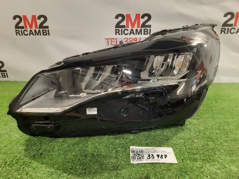 Proiettore ANT SX 98 362 302 8089914773 Peugeot 3008 II 2016