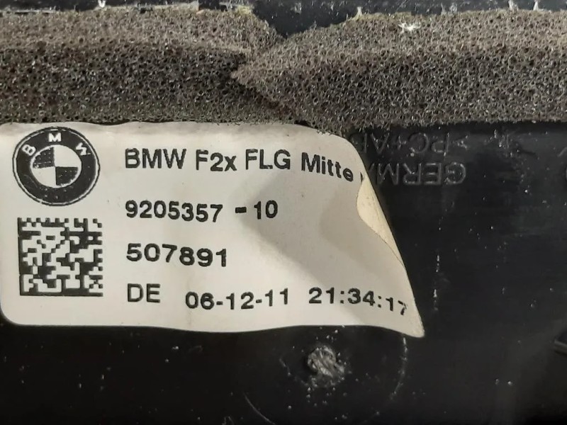 Griglia Condotto ARIA Cruscotto Centrale 9205357-13 Bmw Serie 1 F20 Berlina 2012