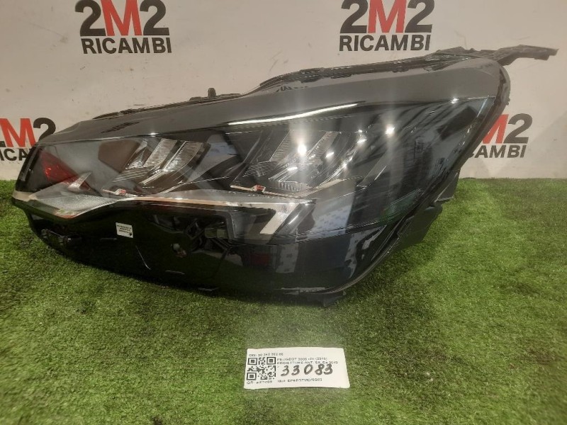 Proiettore ANT SX 98 362 302 80 Peugeot 3008 II 2016
