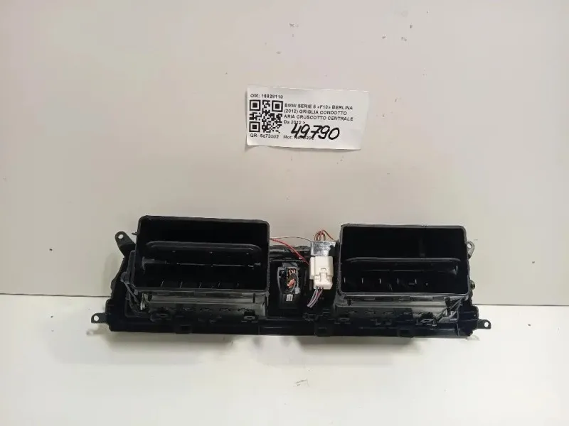 Griglia Condotto ARIA Cruscotto Centrale 16828110 Bmw Serie 5 F10 Berlina 2012