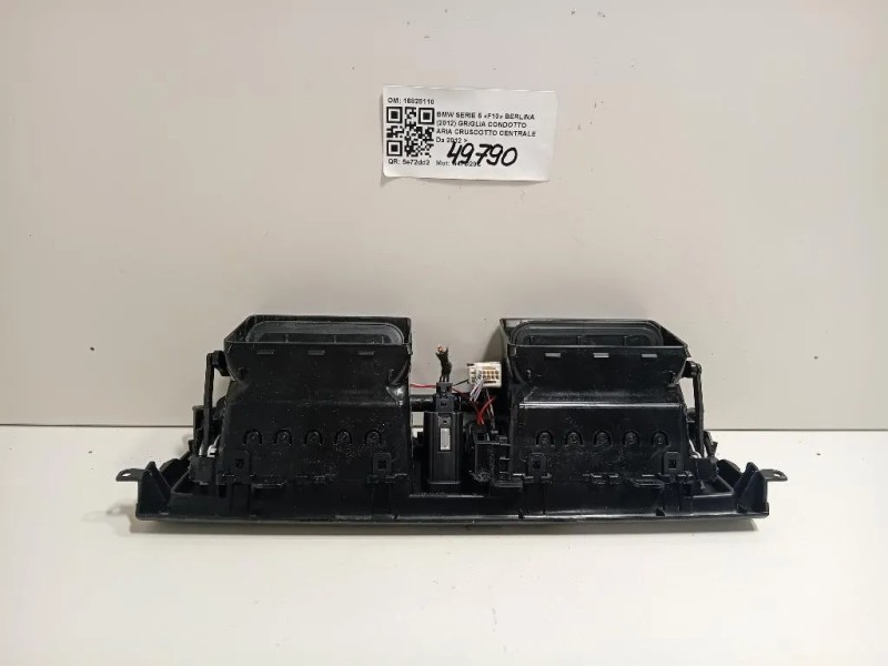 Griglia Condotto ARIA Cruscotto Centrale 16828110 Bmw Serie 5 F10 Berlina 2012