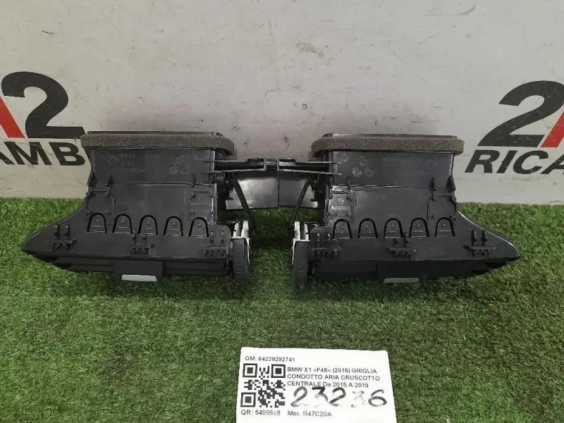 Griglia Condotto ARIA Cruscotto Centrale 64229292741 Bmw X1 F48 2015