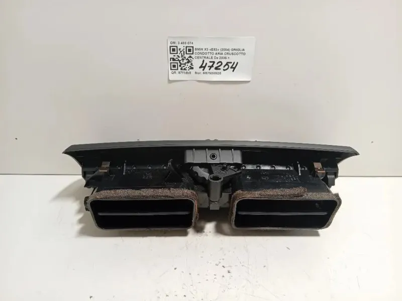 Griglia Condotto ARIA Cruscotto Centrale 3 400 074 Bmw X3 E83 2004