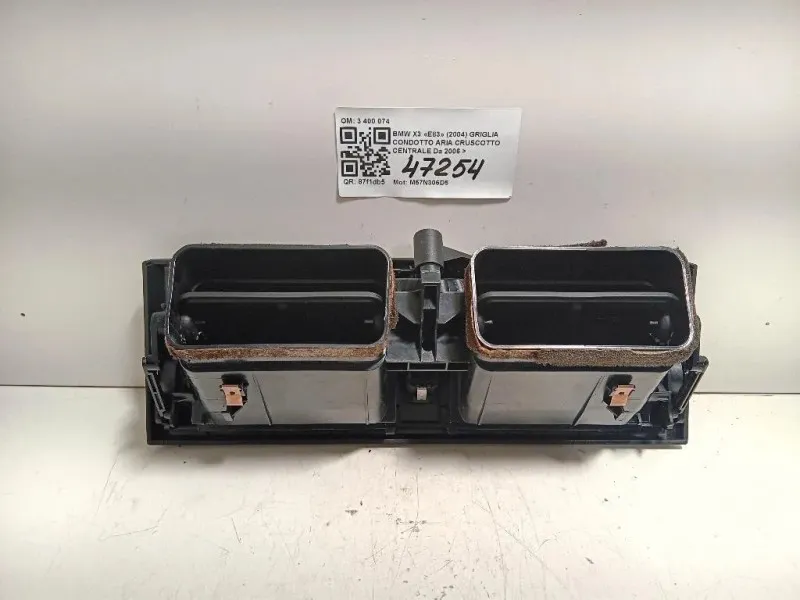 Griglia Condotto ARIA Cruscotto Centrale 3 400 074 Bmw X3 E83 2004