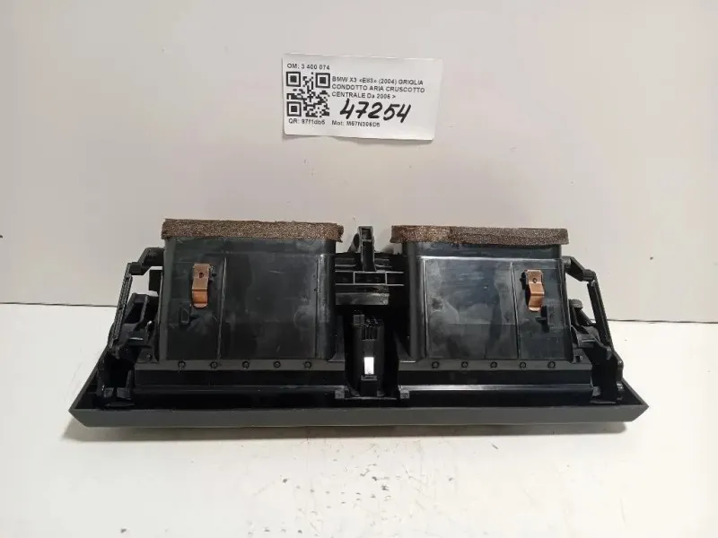 Griglia Condotto ARIA Cruscotto Centrale 3 400 074 Bmw X3 E83 2004