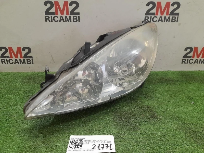 Proiettore ANT SX 9634369580 Peugeot 307 I SW 2001
