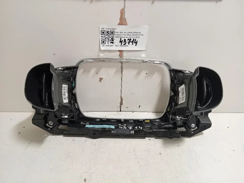 Griglia Condotto ARIA Cruscotto Centrale 3121419001 Fiat 500 II 2008