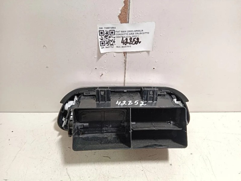 Griglia Condotto ARIA Cruscotto Centrale 735572564 Fiat 500X 2022