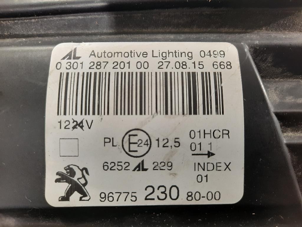 Proiettore ANT SX 9677523080-00 Peugeot 308 I SW 2012