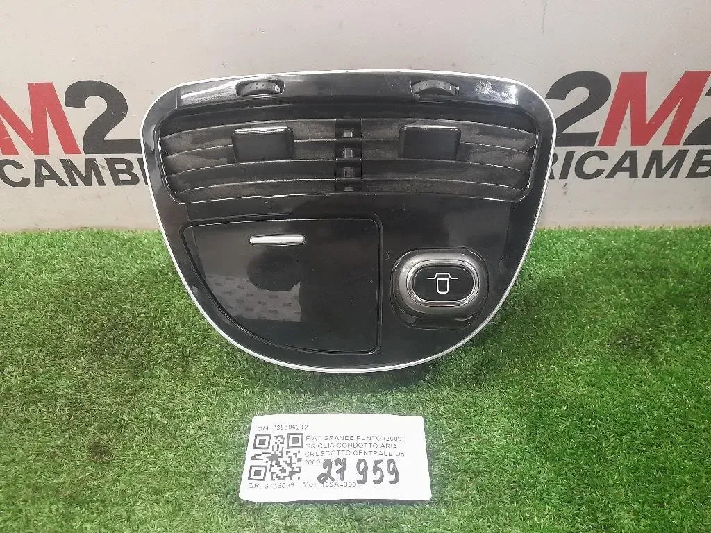 Griglia Condotto ARIA Cruscotto Centrale 735506242 Fiat Grande Punto 2009