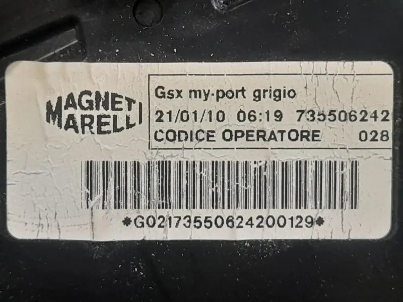 Griglia Condotto ARIA Cruscotto Centrale 735506242 Fiat Grande Punto 2009