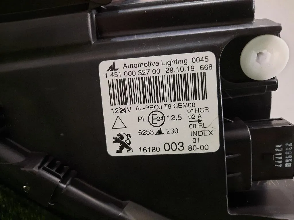 Proiettore ANT SX 1618000380 Peugeot 308 II 2014