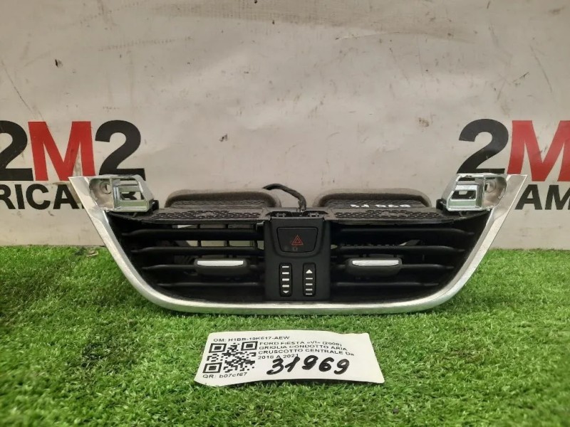 Griglia Condotto ARIA Cruscotto Centrale H1BB-19K617-AEW Ford Fiesta VI 2008