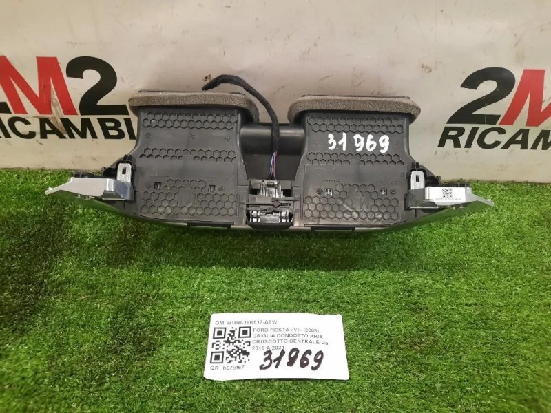 Griglia Condotto ARIA Cruscotto Centrale H1BB-19K617-AEW Ford Fiesta VI 2008