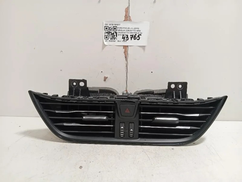 Griglia Condotto ARIA Cruscotto Centrale JX7B-19K617 Ford Focus V 2018