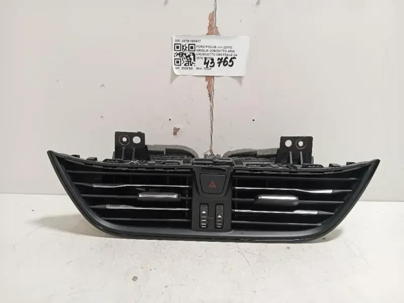 Griglia Condotto ARIA Cruscotto Centrale JX7B-19K617 Ford Focus V 2018