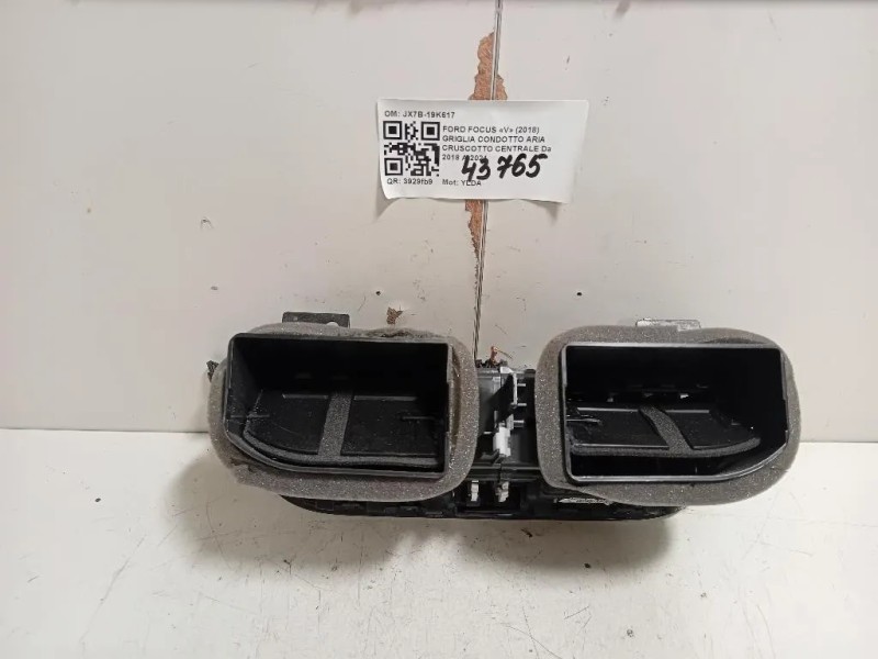 Griglia Condotto ARIA Cruscotto Centrale JX7B-19K617 Ford Focus V 2018