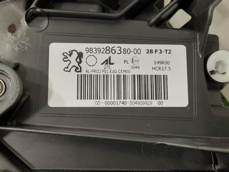 Proiettore ANT SX 9839286380 Peugeot 308 III 2021