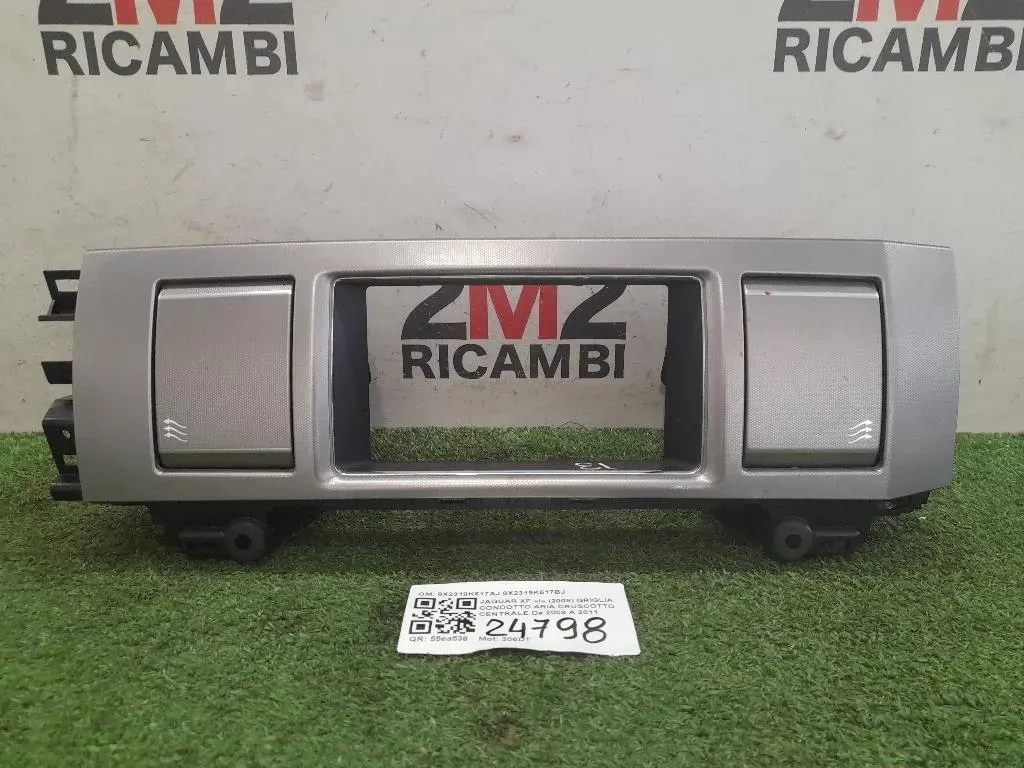 Griglia Condotto ARIA Cruscotto Centrale 8X2319K617AJ 8X2319K617BJ Jaguar XF I 2008