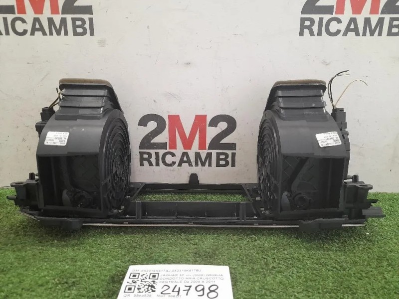 Griglia Condotto ARIA Cruscotto Centrale 8X2319K617AJ 8X2319K617BJ Jaguar XF I 2008