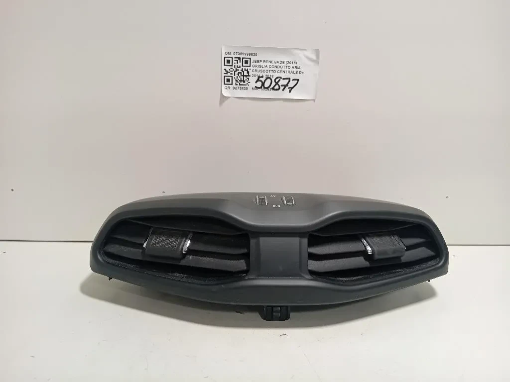 Griglia Condotto ARIA Cruscotto Centrale 07355999620 Jeep Renegade 2015