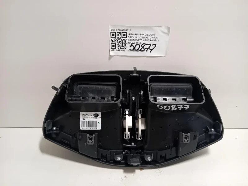 Griglia Condotto ARIA Cruscotto Centrale 07355999620 Jeep Renegade 2015