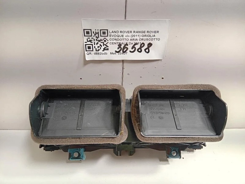Griglia Condotto ARIA Cruscotto Centrale BJ32-014L21-DB Land Rover Range Rover Evoque I 2011