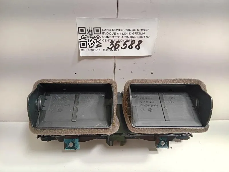 Griglia Condotto ARIA Cruscotto Centrale BJ32-014L21-DB Land Rover Range Rover Evoque I 2011