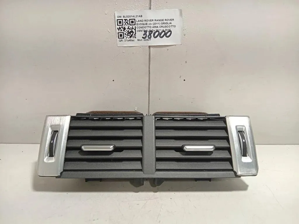 Griglia Condotto ARIA Cruscotto Centrale BJ32014L21AB Land Rover Range Rover Evoque I 2011