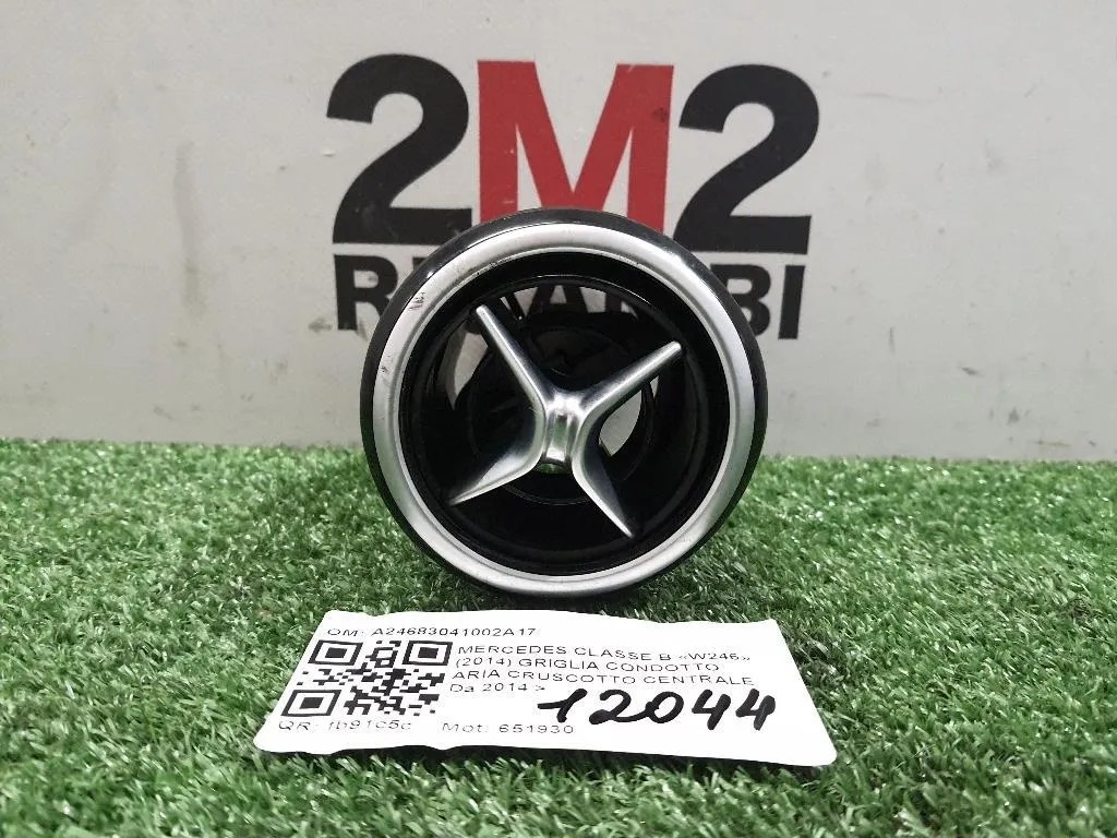 Griglia Condotto ARIA Cruscotto Centrale A24683041002A17 Mercedes Classe B W246 2014