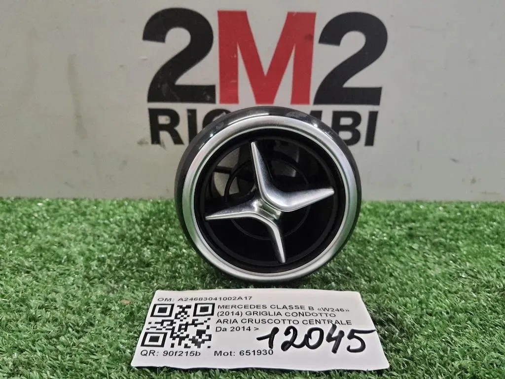 Griglia Condotto ARIA Cruscotto Centrale A24683041002A17 Mercedes Classe B W246 2014