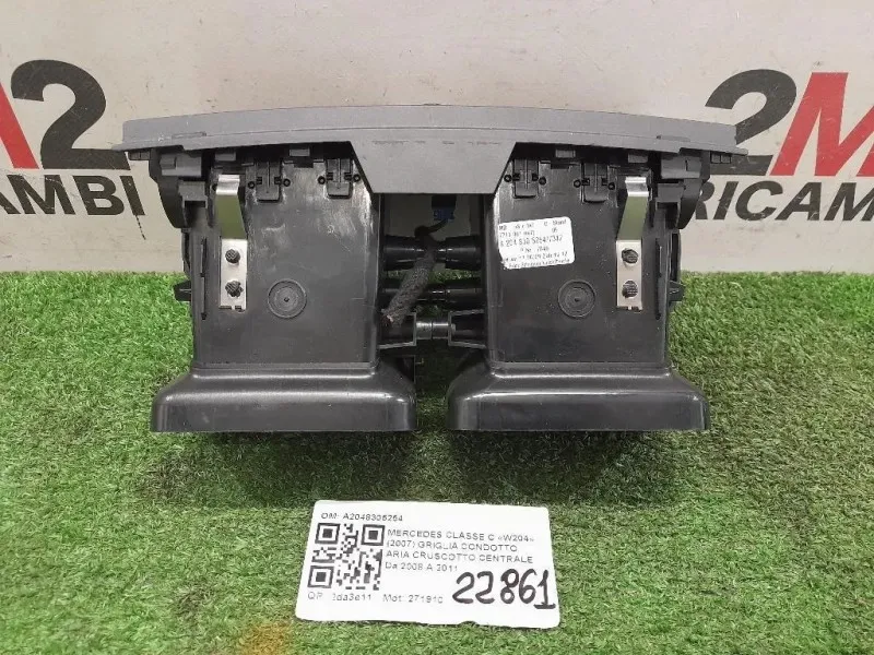 Griglia Condotto ARIA Cruscotto Centrale A2048305254 Mercedes Classe C W204 2007