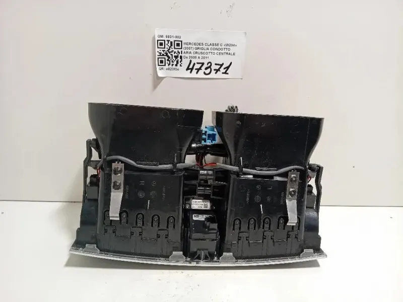 Griglia Condotto ARIA Cruscotto Centrale 5931-002 Mercedes Classe C W204 2007