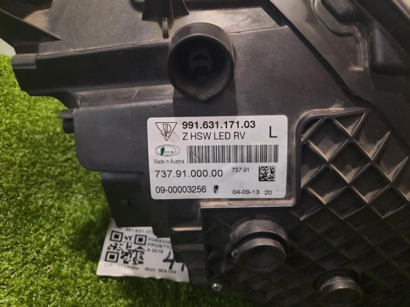 Proiettore ANT SX 99163117103 99163196353 Porsche 911 991 2012