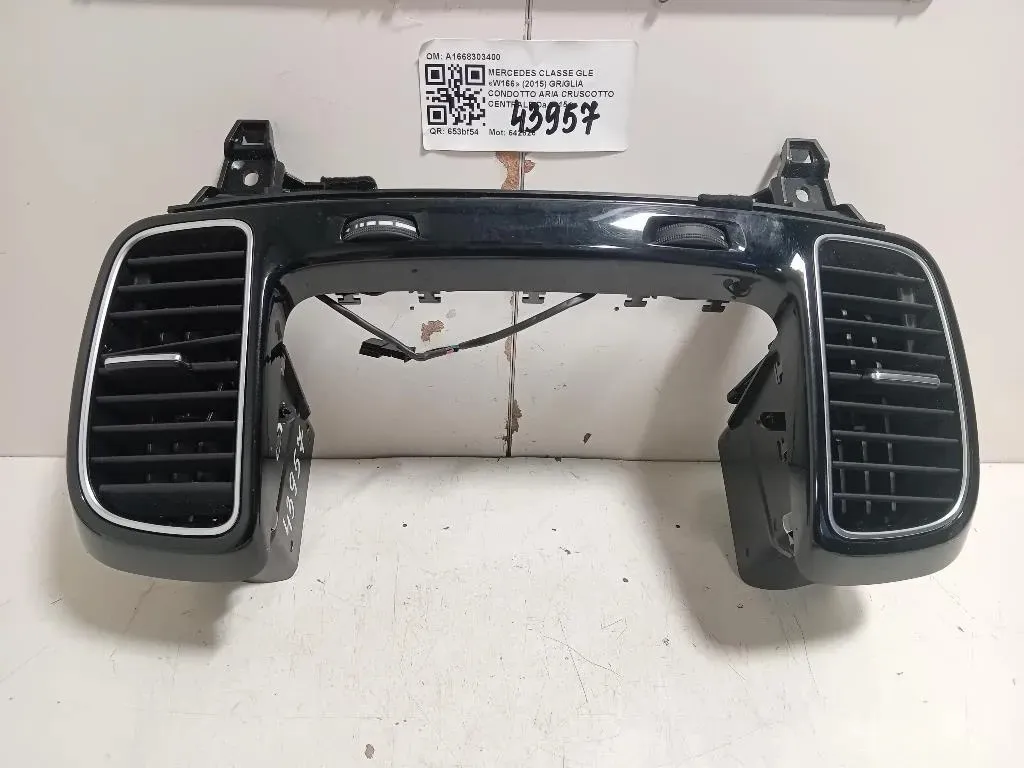 Griglia Condotto ARIA Cruscotto Centrale A1668303400 Mercedes Classe GLE W166 2015