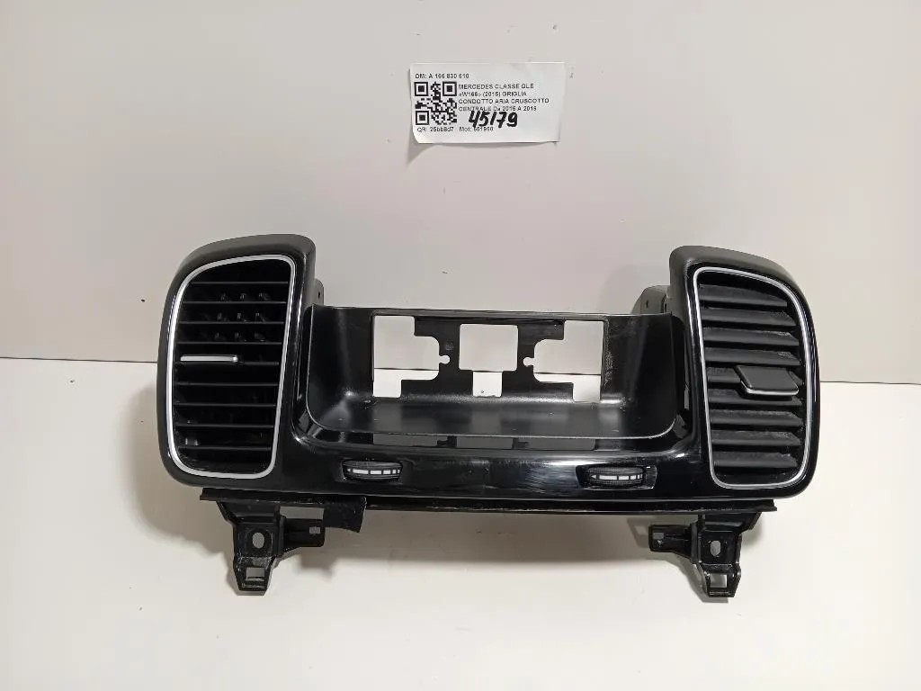 Griglia Condotto ARIA Cruscotto Centrale A 166 830 610 Mercedes Classe GLE W166 2015