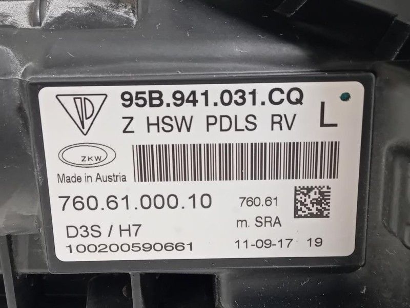 Proiettore ANT SX 95B941031CQ Porsche Macan I 2014