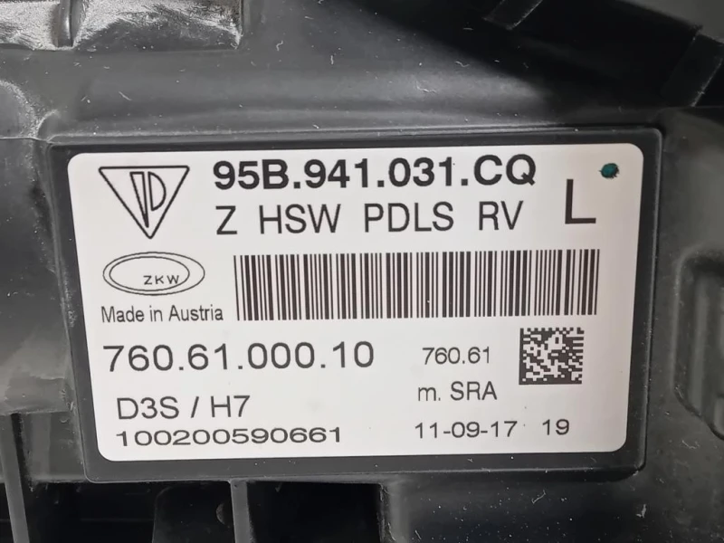 Proiettore ANT SX 95B941031CQ Porsche Macan I 2014