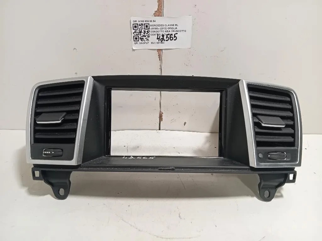 Griglia Condotto ARIA Cruscotto Centrale A16683000542A17 Mercedes Classe ML W166 2012