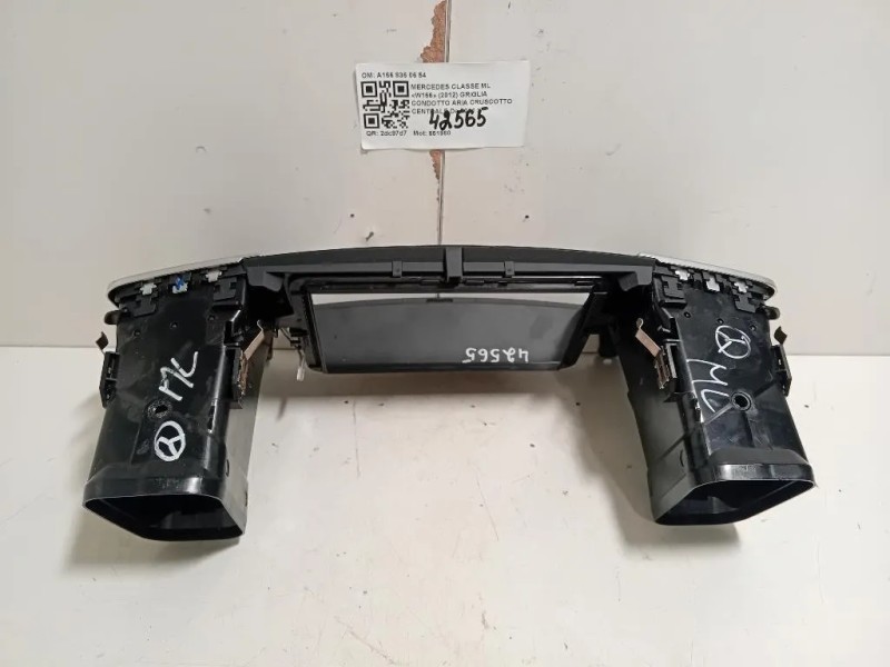 Griglia Condotto ARIA Cruscotto Centrale A16683000542A17 Mercedes Classe ML W166 2012