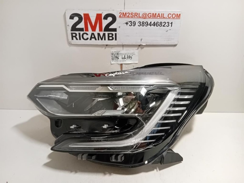 Proiettore ANT SX 260601693R DANNEGGIATO Renault Captur I 2017
