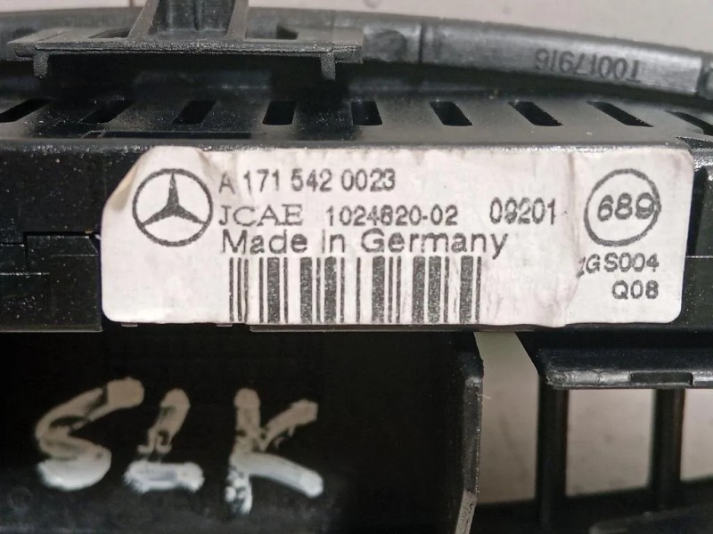 Griglia Condotto ARIA Cruscotto Centrale A1718310359 Mercedes Classe SLK R171 2004