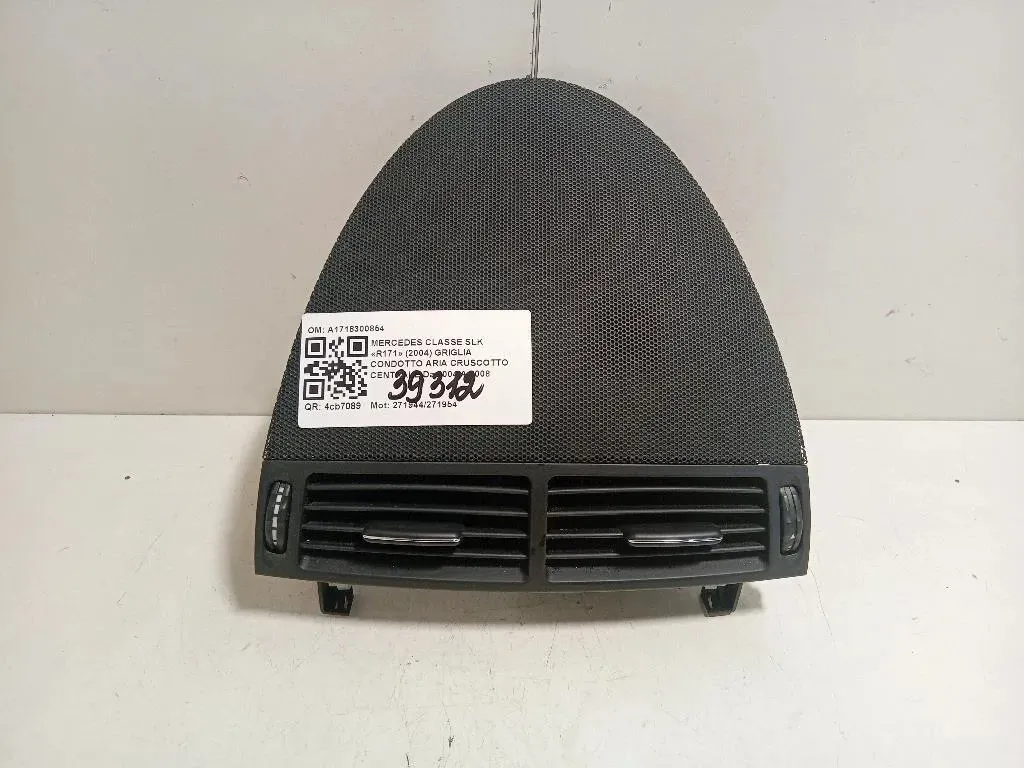 Griglia Condotto ARIA Cruscotto Centrale A1718300854 Mercedes Classe SLK R171 2004