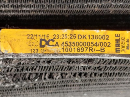 Radiatore Acqua A4535000003 A4535000054 Smart Forfour 453 2015