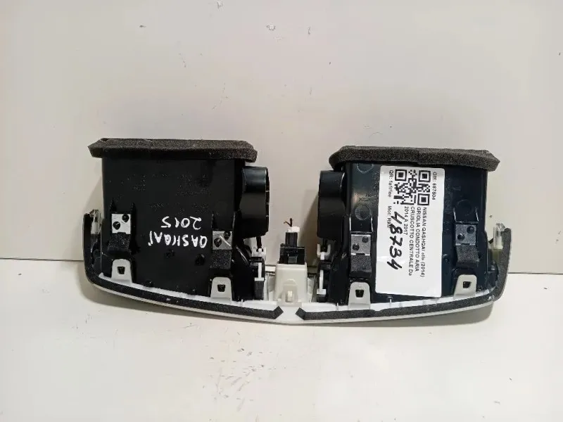 Griglia Condotto ARIA Cruscotto Centrale 687504 Nissan Qashqai II 2014