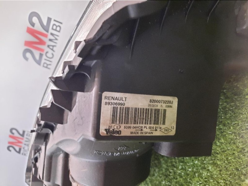 Proiettore ANT SX 89306990 Renault Megane II CC 2003