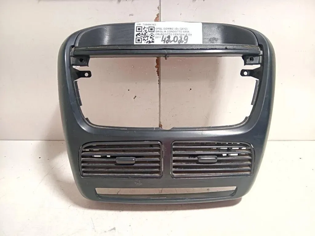 Griglia Condotto ARIA Cruscotto Centrale 735456163 Opel Combo D 2012