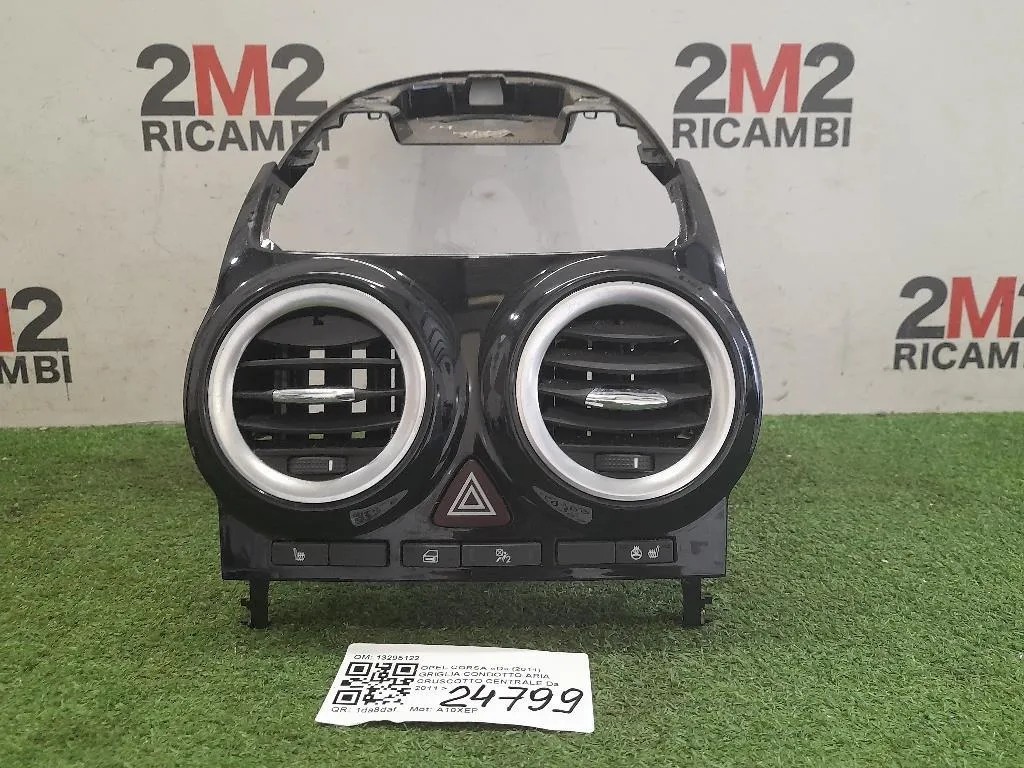 Griglia Condotto ARIA Cruscotto Centrale 13295122 Opel Corsa D 2011