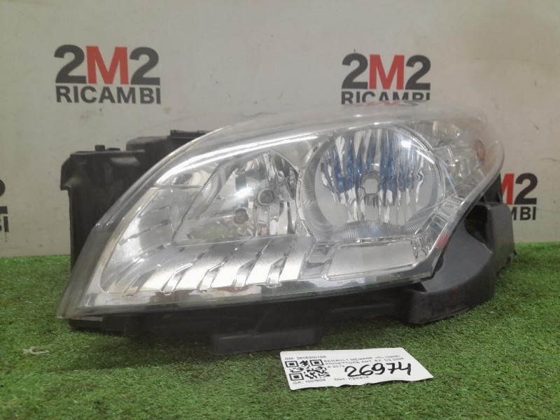 Proiettore ANT SX 260500018R Renault Mégane III 2009