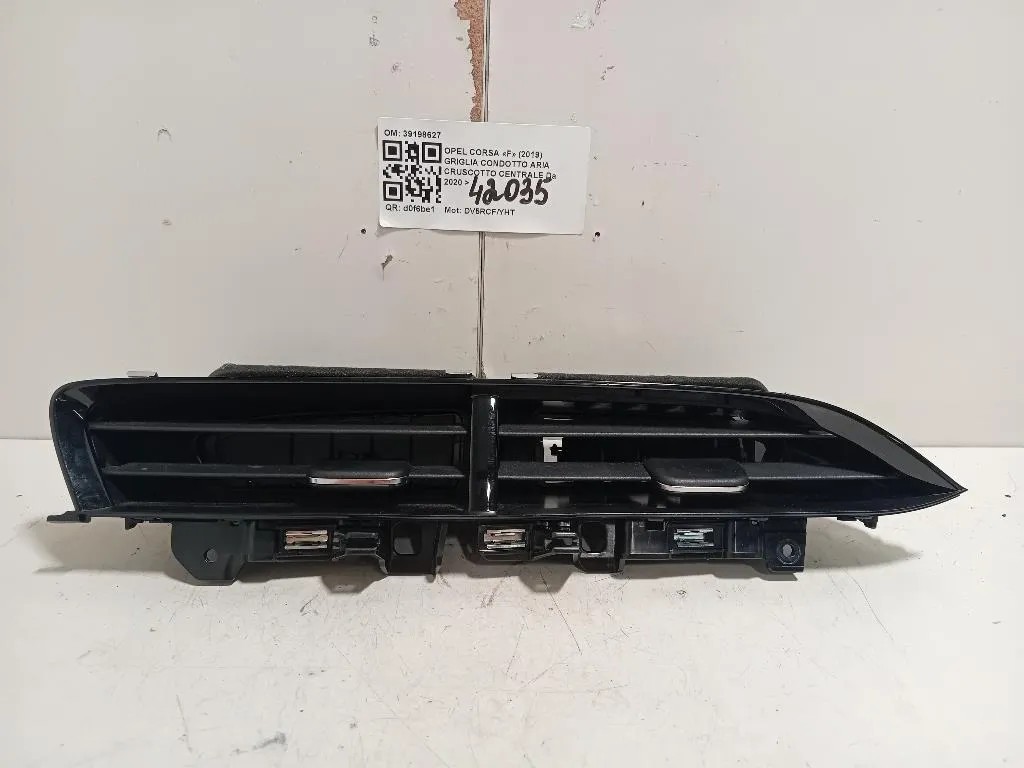 Griglia Condotto ARIA Cruscotto Centrale 39198627 Opel Corsa F 2019